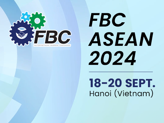 Banner della Fiera FBC ASEAN 2024 (Hanoi, Vietnam)